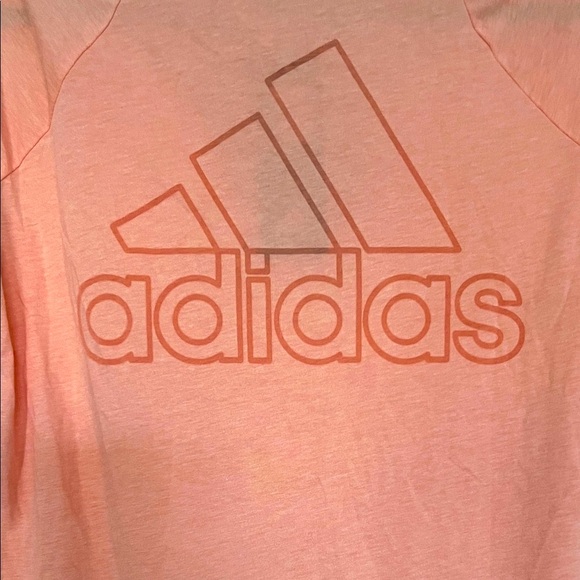 Adidas Women's Coral V-Neck Image Tee‎ size M - Picture 3 of 7
